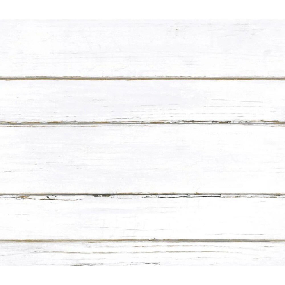 RoomMates Peel & Stick Wallpaper Weathered Shiplap White Gray Farmhouse Vinyl